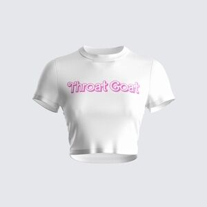 Finesse Throat Goat T-Shirt with Pink Print 🎀